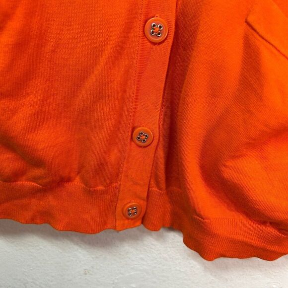 Ralph Lauren Black Label ladies cardigan sweater large orange everyday casual - Picture 4 of 10
